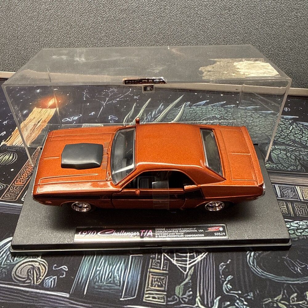 🚗 1/32 DIECAST -NEW-RAY 1970 DODGE CHALLENGER T/A BRONZE - NEW💥 T1570